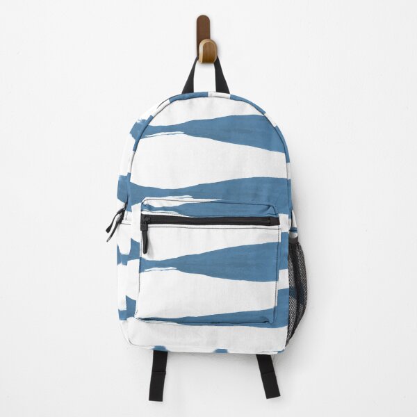 Item preview, Medium Blue Digital Watercolor Stripe Pattern Pairs Tranquil Blue 114-57-24 Spring Summer 2023 designed and sold by ColorOfTheYears.