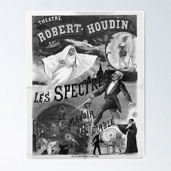Item preview, Le Manoir du Diable | the first horror movie | film history 1800s Vintage Antique | Georges Méliès Devil House cinema designed and sold by politeillusts.