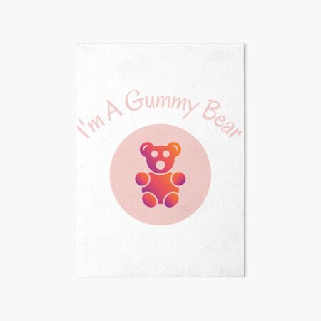 the gummy bear song Art Board Print for Sale by ALAE123SHOP