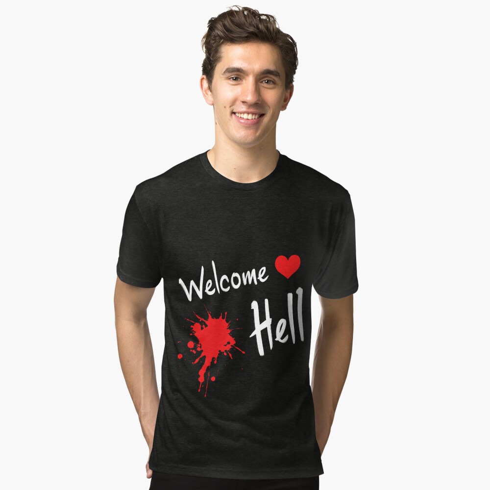 welcome hell セール t シャツ