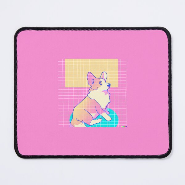Item preview, Vaporwave Corgi Design designed and sold by wavelengthss.