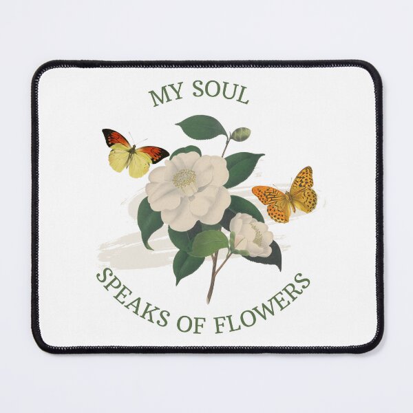 Item preview, Watercolor white camellia flowers and butterflies - vintage flowers  designed and sold by Rubi16.