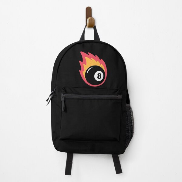 Item preview, Retro Flaming 8 Ball on Fire Pool Lover designed and sold by Mercheesy.