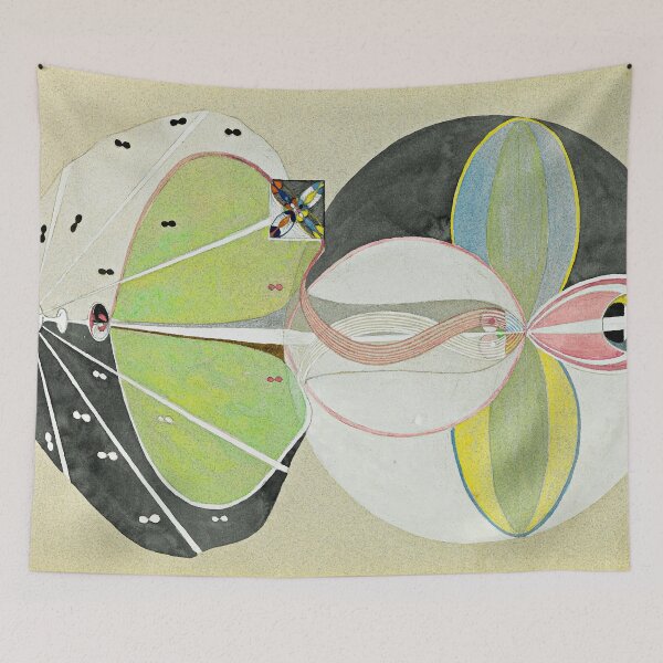 Item preview, Hilma Af Klint Tree of Knowledge No. 5 W Series Abstract Symbolic Mystical Painting designed and sold by AesthetesLegacy.