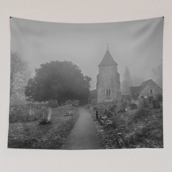 Item preview, Stansted Church In The Fog designed and sold by Dave Godden.