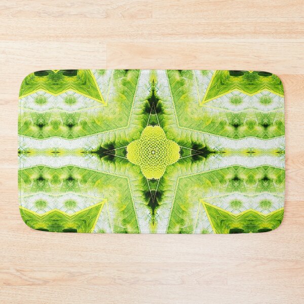 Item preview, ABSTRACT PAINTED GEOMETRIC ART BREADFRUIT PATTERN WITH LEAVES. designed and sold by Ralek.