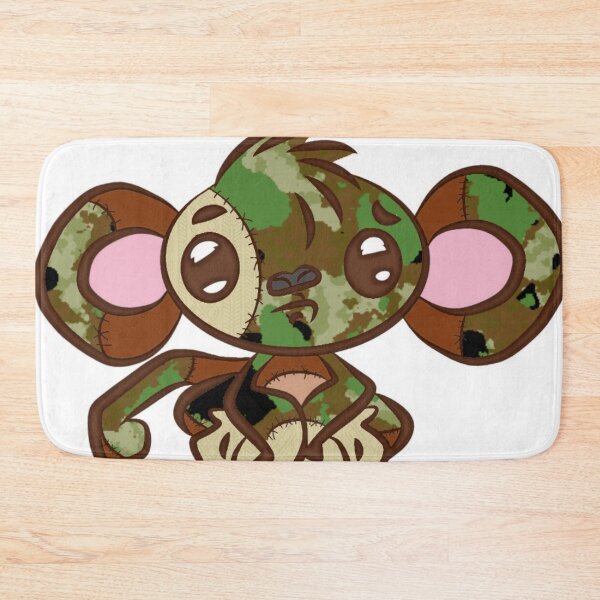 Item preview, Camouflage monkey plush designed and sold by Crochetamommy.