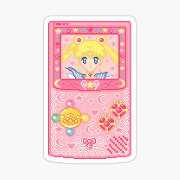Item preview, Anime Handheld Pixel Art designed and sold by AlleenasPixels.