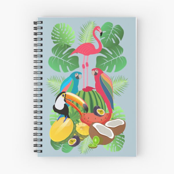Item preview, Exotic Fun Colorful Birds And Fruits designed and sold by TrulyEpoque.