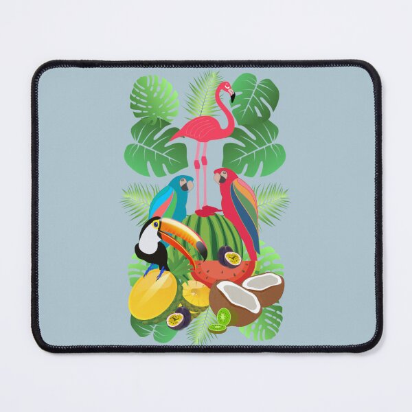 Item preview, Exotic Fun Colorful Birds And Fruits designed and sold by TrulyEpoque.