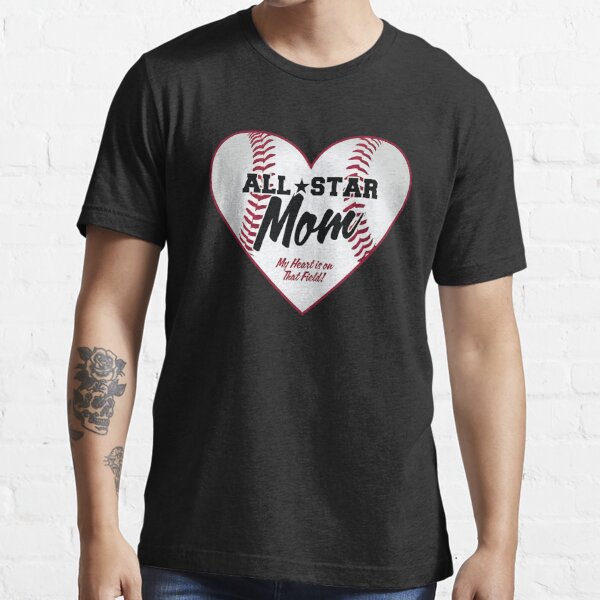 All Star Baseball Mom T-Shirt : Sports & Outdoors