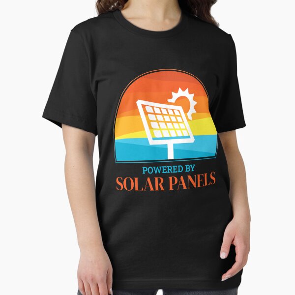 Item preview, Powered By Solar Panels Photovoltaic Sun designed and sold by MooonTees.