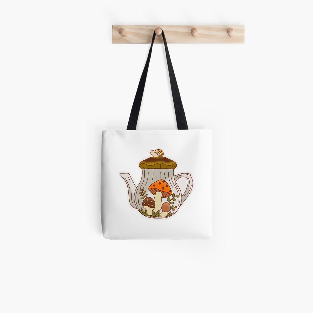 Merry Mushroom Teapot  Sticker for Sale by Corissa Livingston