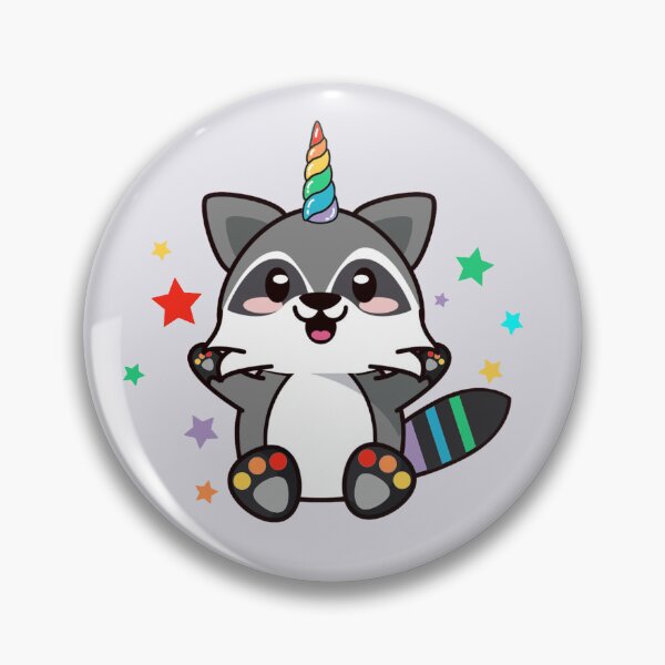 Item preview, Raccoonicorn cute unicorn raccoon the magical trash panda pattern for kids designed and sold by portrait4you.