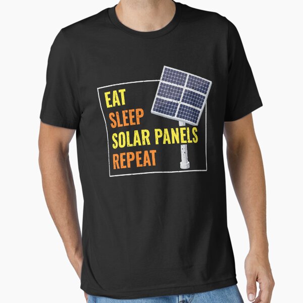 Item preview, Eat Sleep Solar Panels Photovoltaic Sun designed and sold by MooonTees.