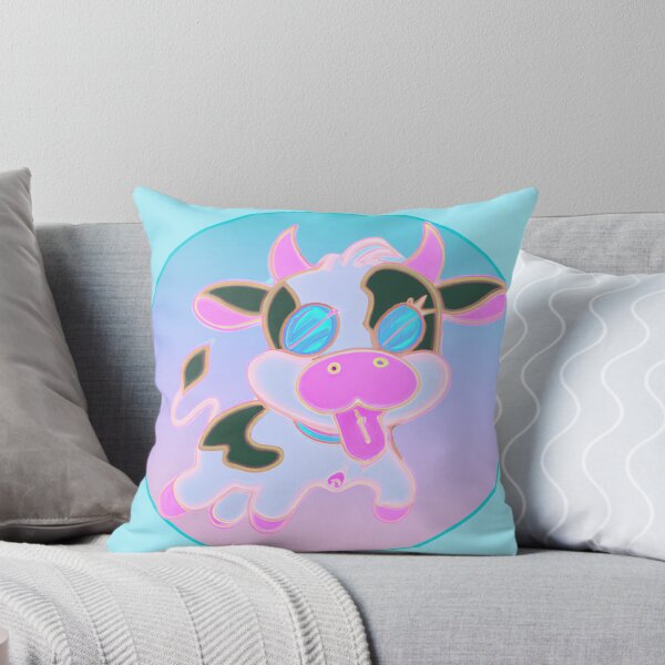 Item preview, Kawaii Cow | Cowaii | Neon Vaporwave Cow | 90s cartoon cow designed and sold by wavelengthss.