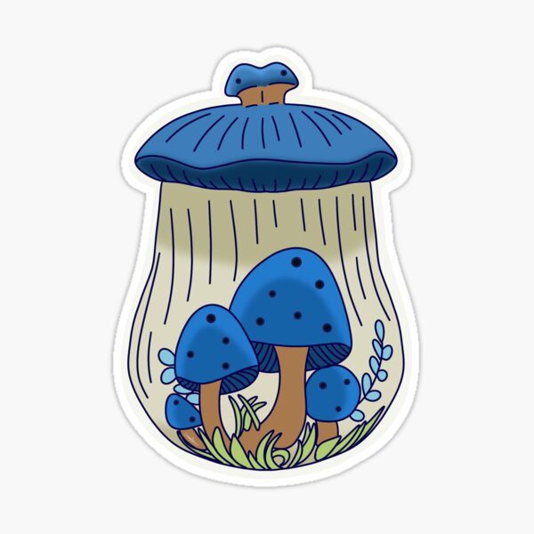 Merry Mushroom Teapot  Sticker for Sale by Corissa Livingston