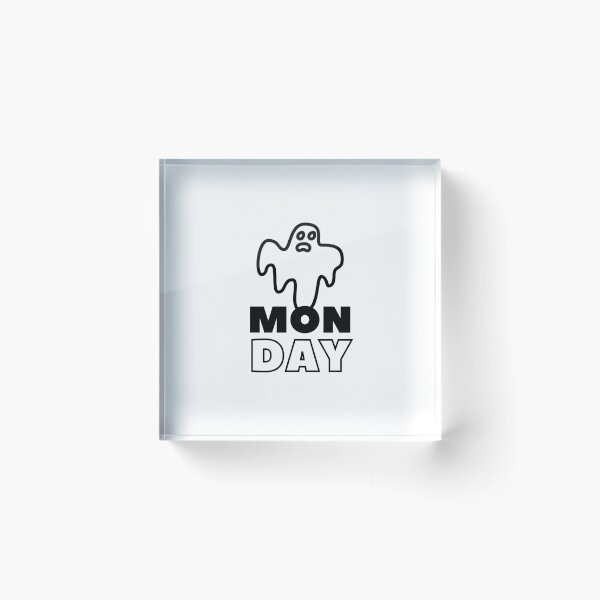 Item preview, Monday ghost design designed and sold by dineshshop1.