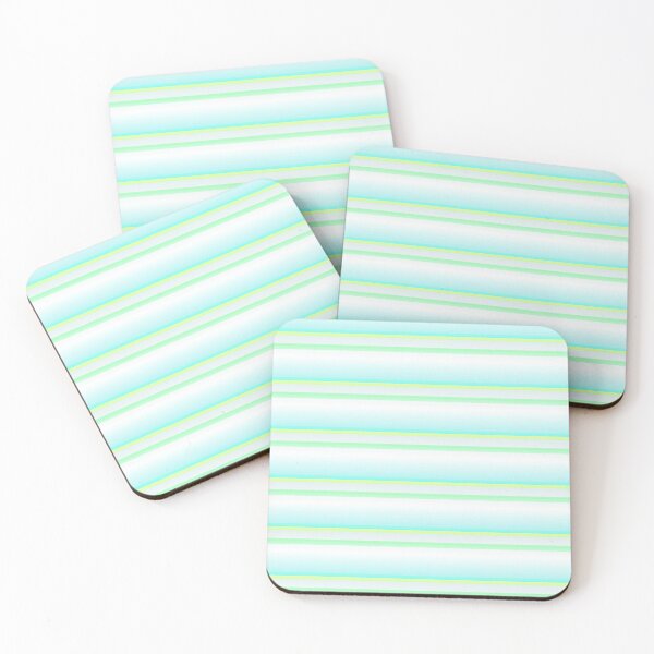 Item preview, Pastel mint striped | soft pastel color palette designed and sold by lausn.