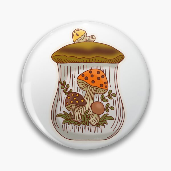 Item preview, Merry Mushroom Canister designed and sold by Corissa Livingston.