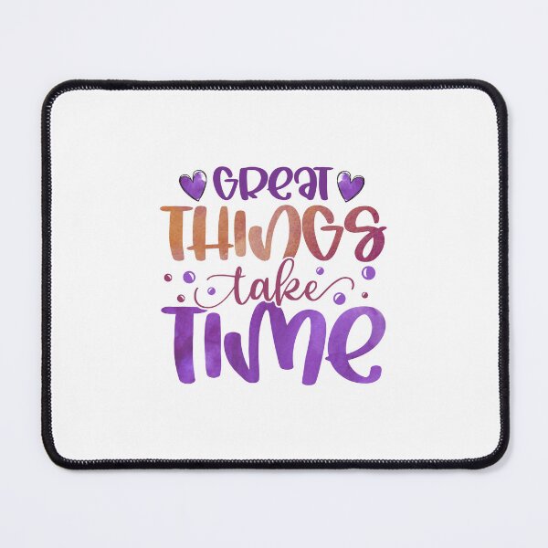 Item preview, Purple great things motivational phrase designed and sold by Arne Smet.