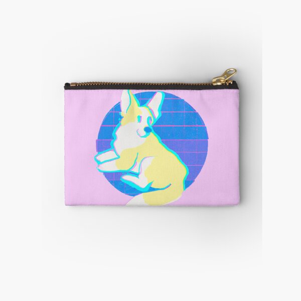 Item preview, Retro Vaporwave Corgi designed and sold by wavelengthss.