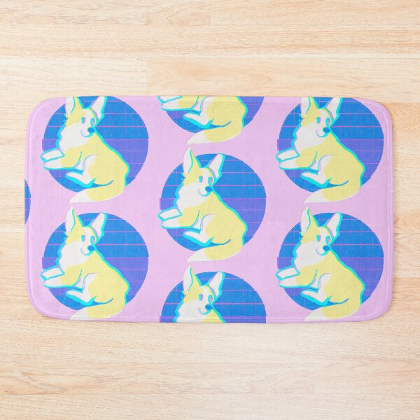 Item preview, Retro Vaporwave Corgi designed and sold by wavelengthss.