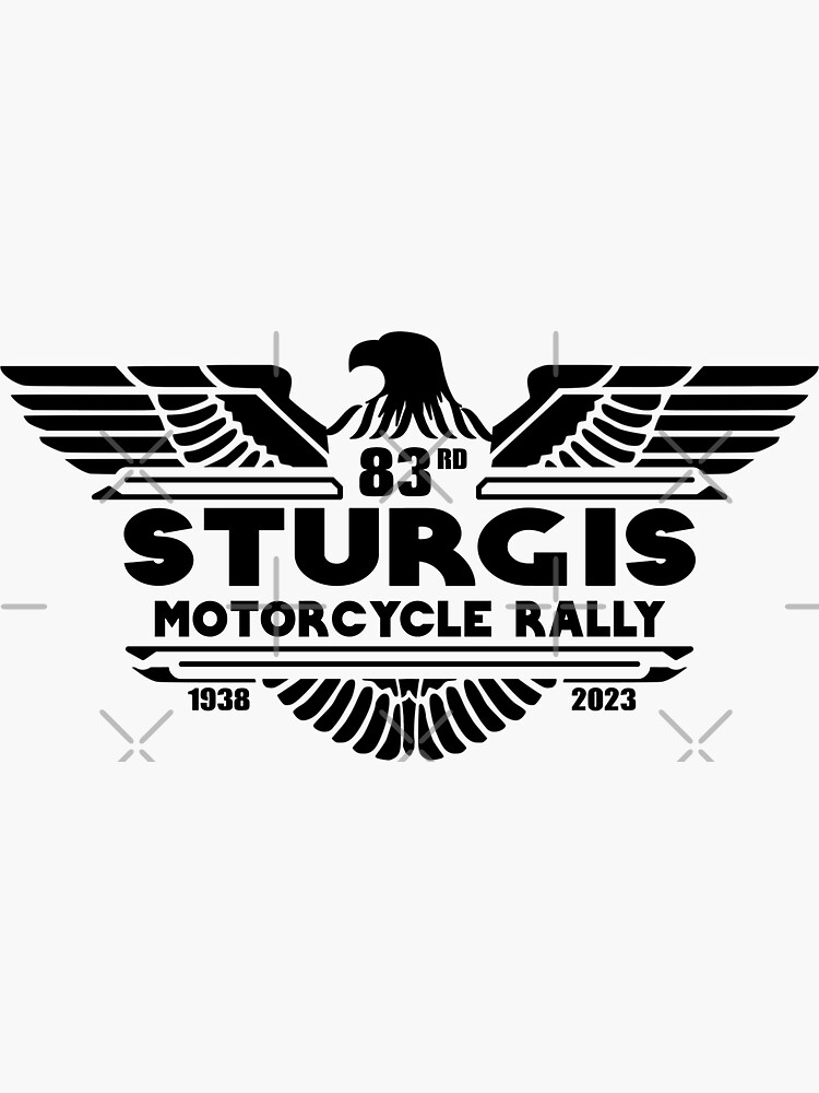 "Sturgis motorcycle rally 2023" Sticker for Sale by DisenyosDeMike