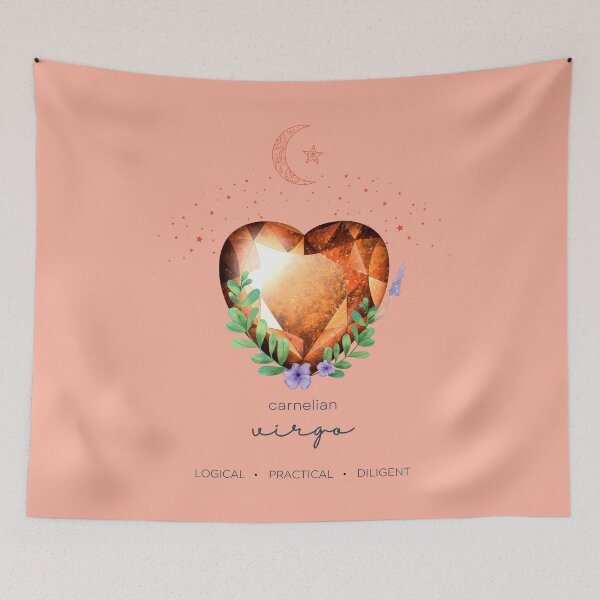 Item preview, Virgo Carnelian Zodiac Gemstone Apron designed and sold by MagicWolfStar.