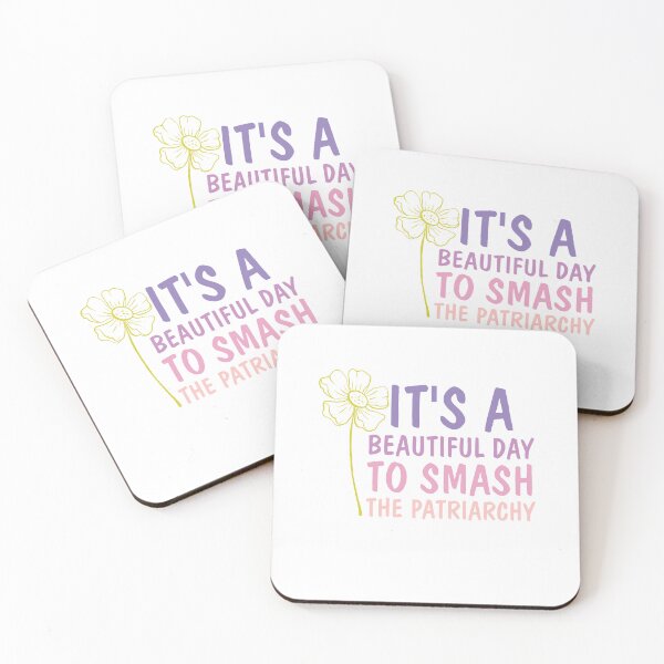 Item preview, It's A Beautiful Day To Smash The Patriarchy - Pro Choice Flower Feminism Essential T-shirt designed and sold by Achrafilla1.