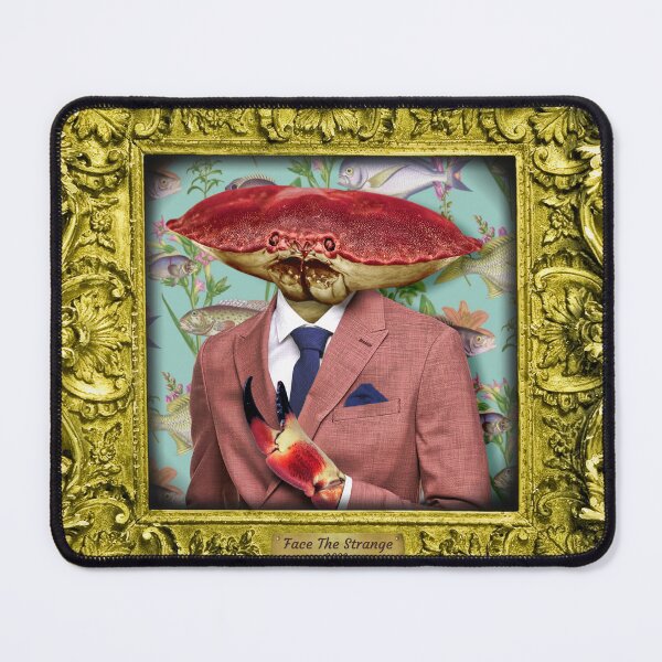 Item preview, Crab Man in Vintage Frame designed and sold by FaceTheStrange.