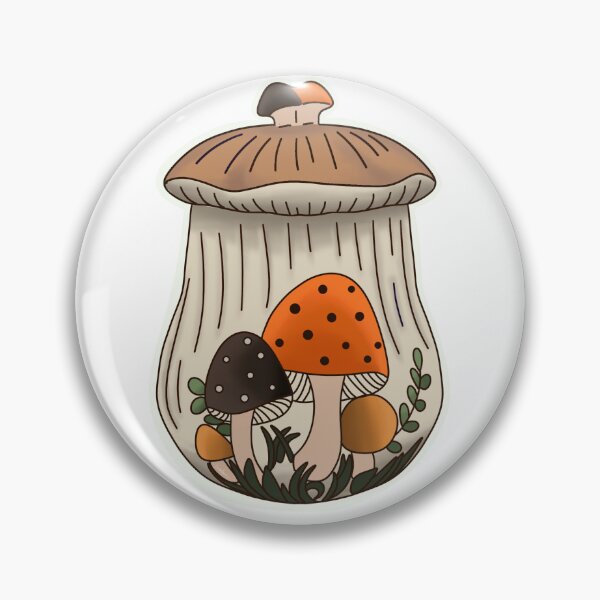 Item preview, Arnel Fall Happy Mushroom Canister  designed and sold by Corissa Livingston.