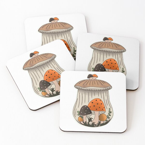 Item preview, Arnel Fall Happy Mushroom Canister  designed and sold by Corissa Livingston.