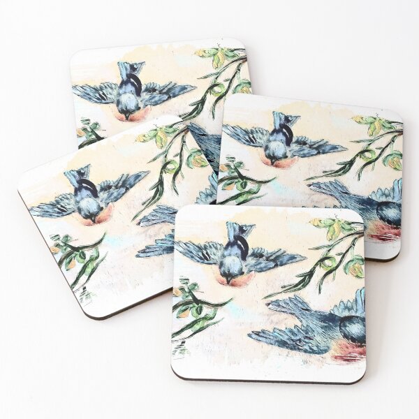 Item preview, Eastern Bluebird on the Wing designed and sold by EloiseArt.