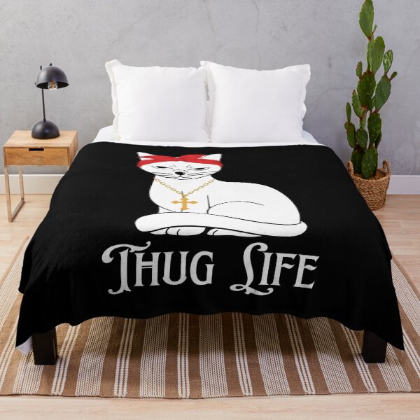 Item preview, Cat Thug Life designed and sold by CreativeLevelUp.