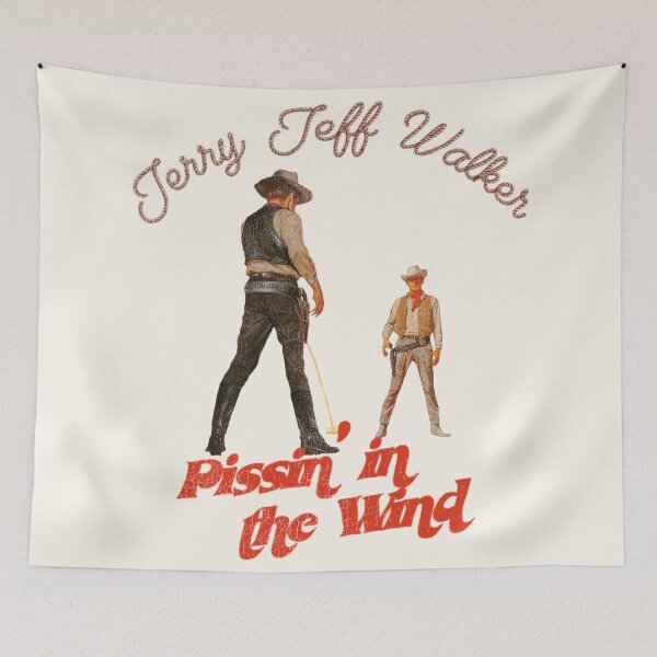 Item preview, Pissin' in the Wind --- Jerry Jeff Walker designed and sold by ourkid.