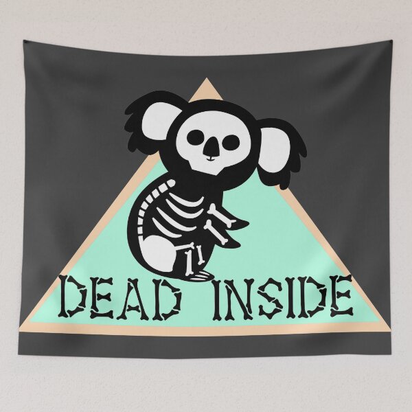 Item preview, Dead Inside Skeleton Koala Green designed and sold by ChiweenieHobbit.