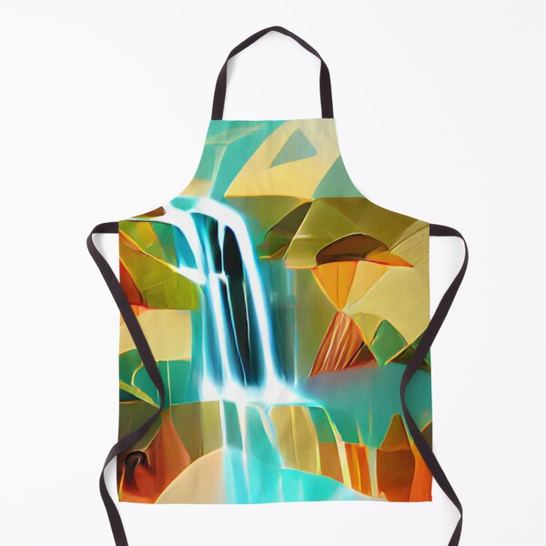 Aperçu de l'œuvre abstract colorful waterfall original art créée et vendue par Surrealarts727.
