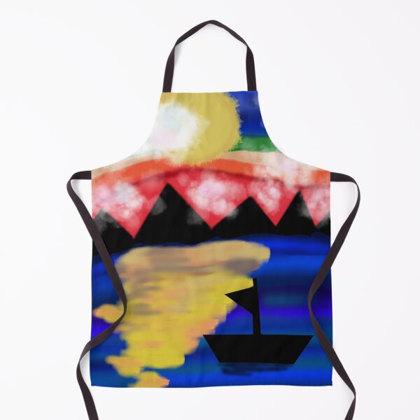 Item preview, Sea sunset designed and sold by lu-print-design.