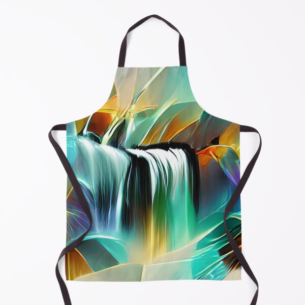 Aperçu de l'œuvre abstract colorful waterfall original art créée et vendue par Surrealarts727.