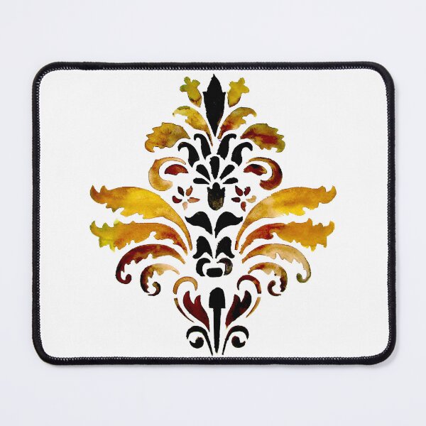 Item preview, Black and Gold Flourish designed and sold by PaintedbyCarol.