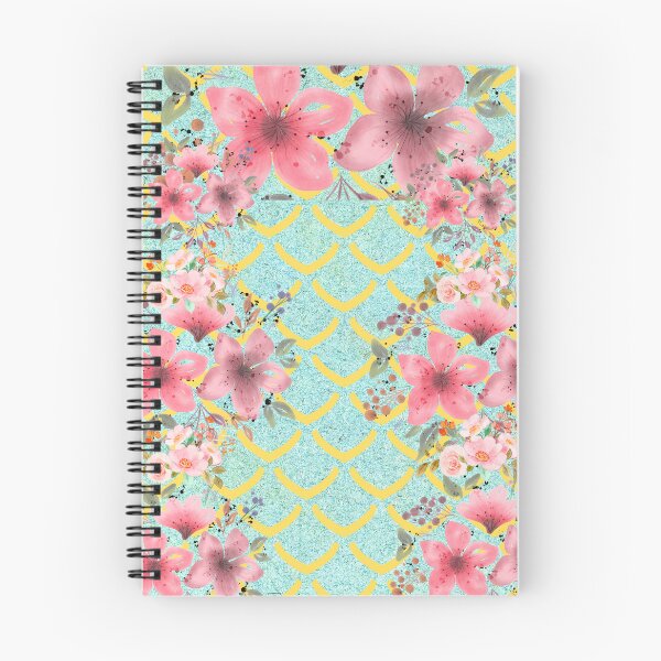 Item preview, Pink flowers on aqua green designed and sold by PalomaHealing24.