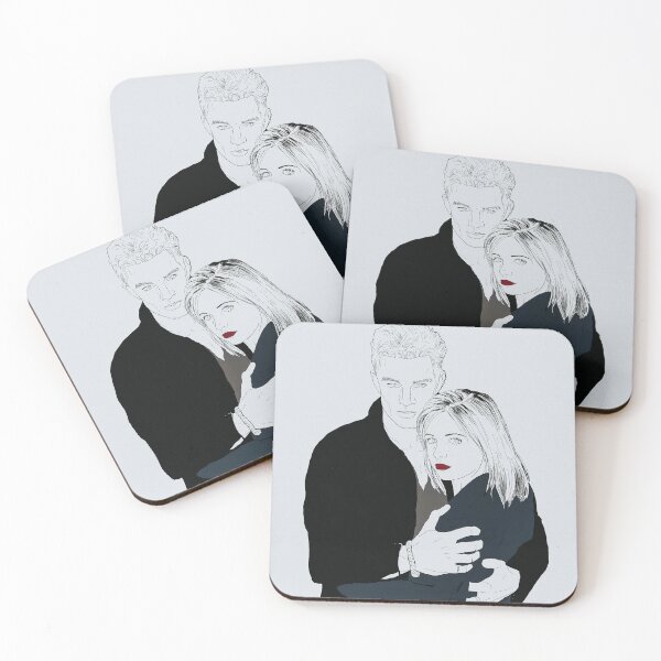 Item preview, Spike and Buffy Minimalist / Spuffy designed and sold by apopofbeauty.