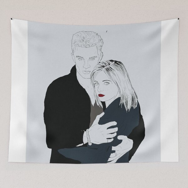 Item preview, Spike and Buffy Minimalist / Spuffy designed and sold by apopofbeauty.