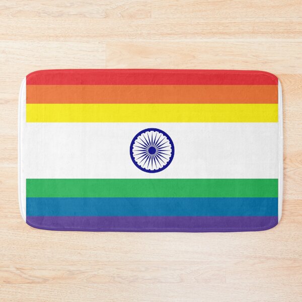 Item preview, India LGBT Pride Flag designed and sold by putaflagonit.
