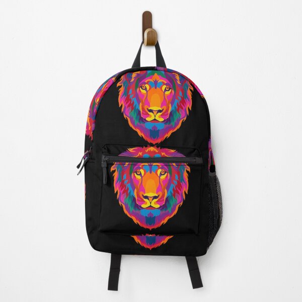 Item preview, Lion head pop art illustration designed and sold by nickardi.