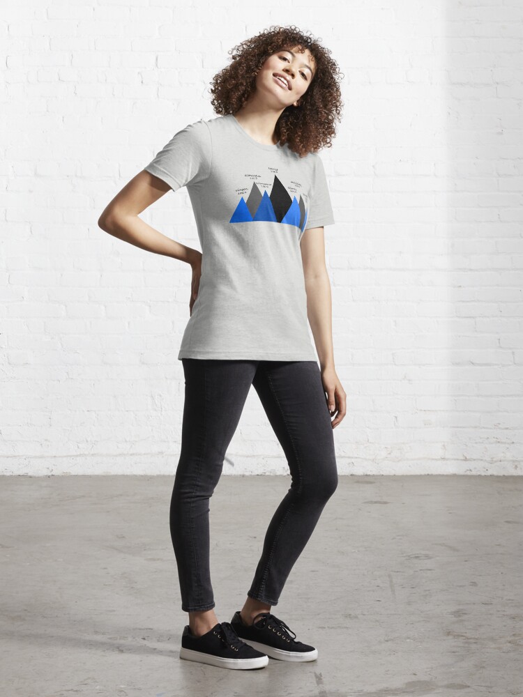 seven summits t shirt