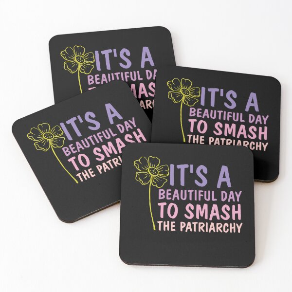 Item preview, It's A Beautiful Day To Smash The Patriarchy - Pro Choice Flower Feminism Essential T-shirt designed and sold by Achrafilla1.