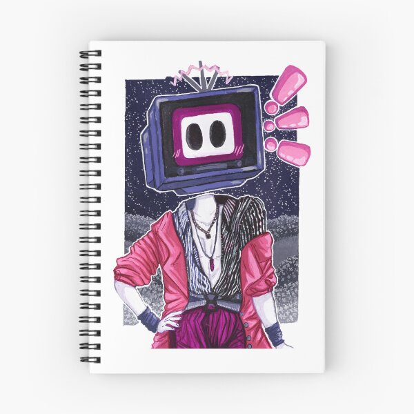 Item preview, Television Head Gouache Painting designed and sold by Abigaillynnarts.