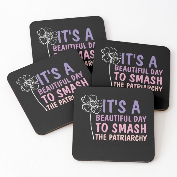 Item preview, It's A Beautiful Day To Smash The Patriarchy - Pro Choice Flower Feminism Essential T-shirt designed and sold by Achrafilla1.